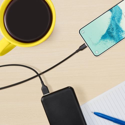 Image of Best Buy essentials Phone Charging Cables & USB Accessories - Lightning, USB-C & USB Cables, USB Hubs & Power Accessories (USB-C to USB Cable, 6 ft (BLK))