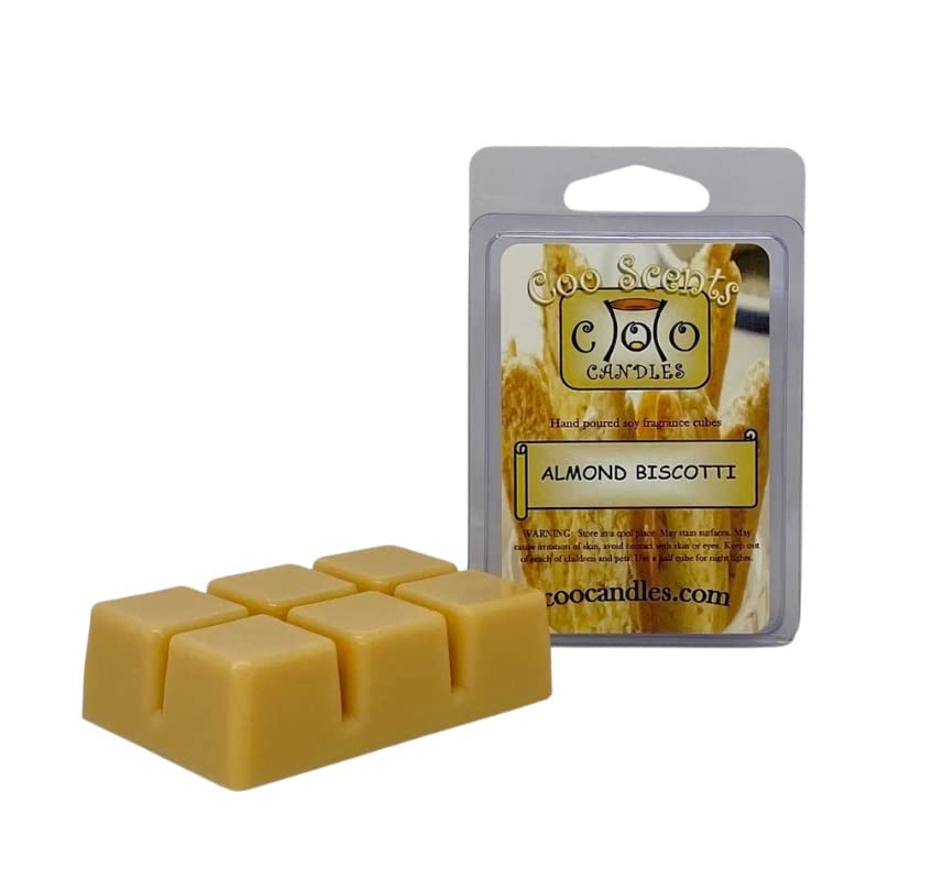 3 Pack Soy Blend Wickless Candles Highly Scented Wax Melts – Almond Biscotti