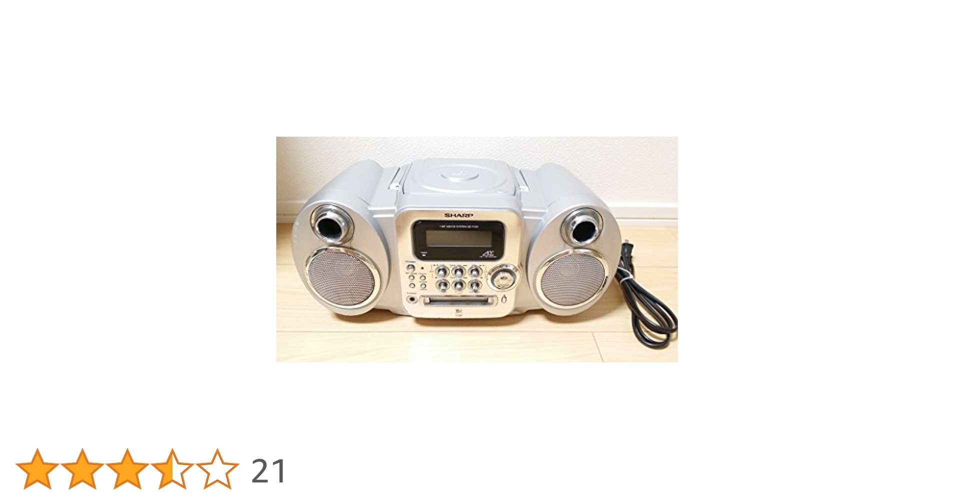 Amazon.co.jp: SHARP 1ビットMD/CDシステムSD-FX20-S (シルバー