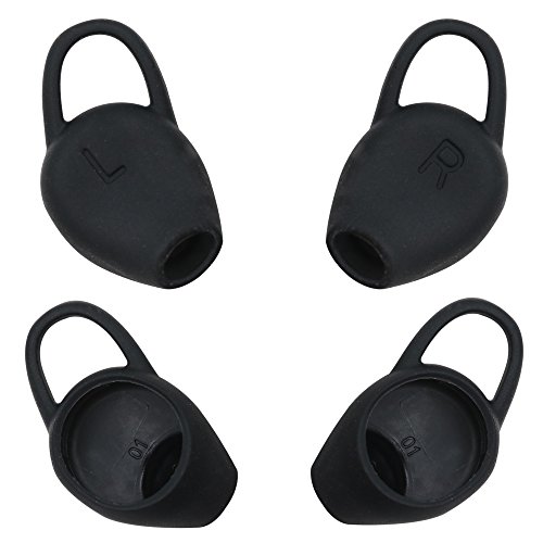 ALXCD Eartips for Backbeats Fit Headphone, 2 Paris Replacement Anti-Slip Soft Silicone Earbud Tips Earpads Ear Adapters, Fit for Earphone Backbeats Fit [2 Pair](Black)