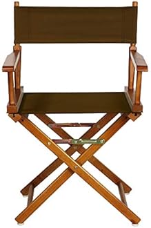 Casual Home 200-55/021-45 Director Chair 18" - Classic Height Honey OakFrame/Brown Canvas