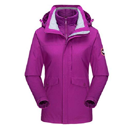 HIOD Jaqueta feminina para ambientes externos e funcionais à prova d'água respirável quente softshe