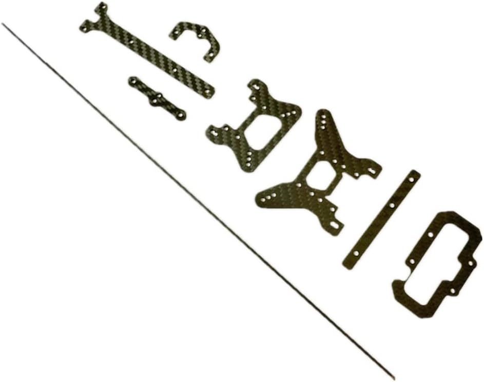 for WTY 1/10 Off-Road Vehicle Upgrade Carbon Fiber Accessories Climbing Frame Car Frame Shock Absorber Chassis