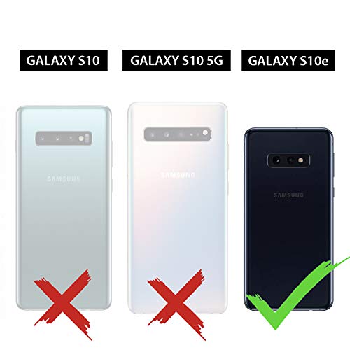 Zuslab Nano Silicone Case Compatible With Samsung Galaxy S10E Shockproof Gel Rubber Bumper Protective Cover - Purple #TOP4