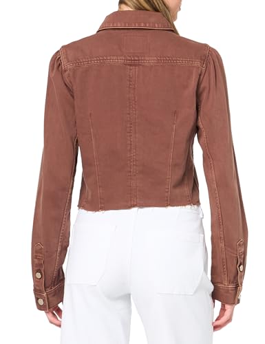 PAIGE Women's Pacey Cropped Denim Jacket with Raw Hem3