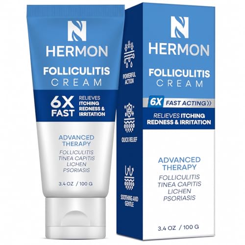 Hermon Folliculitis Cream: Effective for Folliculitis Scalp Face and Body 100g