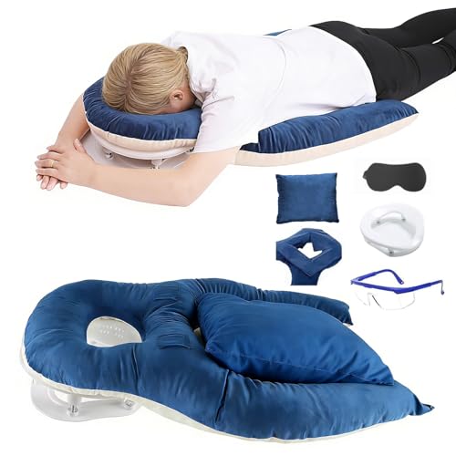 Oreiller pour dormir face down en mousse à mémoire de forme réglable