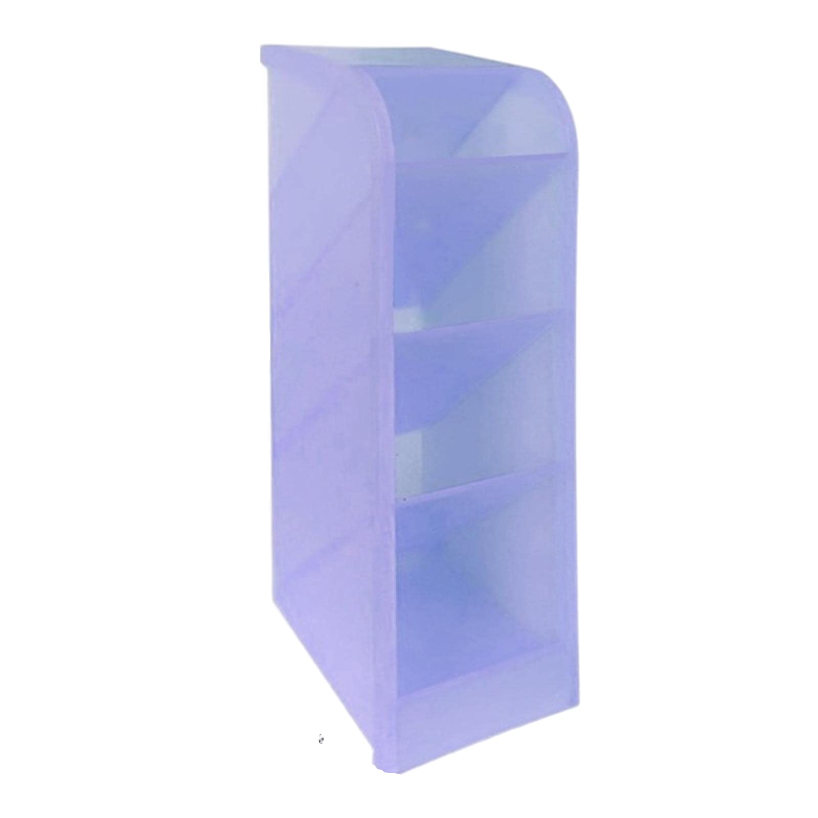 Desk Pen Holder Pencil Makeup Organizer Desktop Organizer for Cosmetics Plastic Storage Box School Office Kawaii Stationery