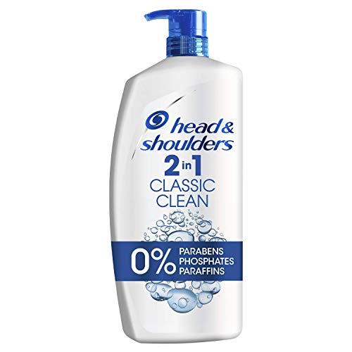 Head & Shoulders Classic Clean 2-in-1 Anti Dandruff Shampoo and Conditioner, 1000 ml, Clinically Proven Deep Clean, Dandruff Protection