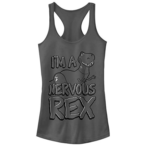 Camiseta Rex Toy Story de tirantes Disney Pixar color carbón talla M