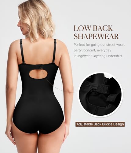 BRABIC Bodysuit Shapewear for Women Tummy Control Dress Backless Bodysuit Tops Body Shaper with Built-in Bra4