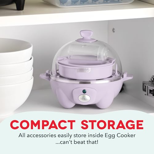 image for DASH Rapid Egg Cooker: 7 Egg Capacity Electric Egg Cooker for Hard Boi