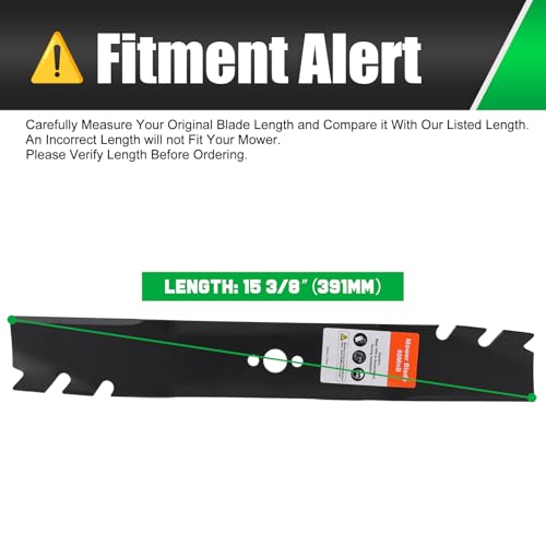 Image of Grasscool 30 inch Deck Toro Timemaster Mower Mulching Blades Replacement | Fit 120-9500-03 116-6358-03,Time Master Turfmaster 20120p 20199 21199 20200 Tractor Riding Lawnmower,Bagger Sharp Cuts Mows