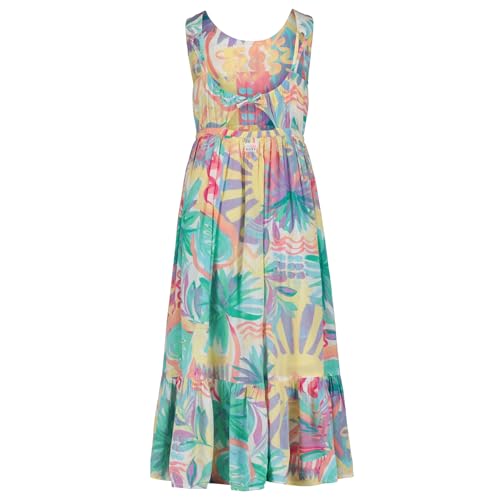 Image of Roxy Girls' Island Cove Sleeveless Dress, Summer Fit & Flare Silhouette