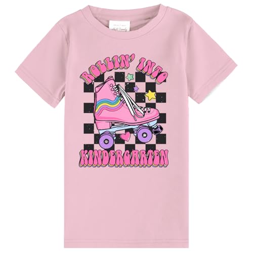 Image of First Day of Kindergarten Shirt First Day of School Gifts for Kids Kindergarten Shirts for Girls T-Shirt Top