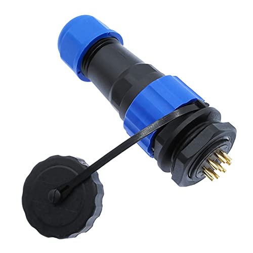 Conector recto SP20 impermeable IP68 de 8 pines para evitar fallos por humedad 5