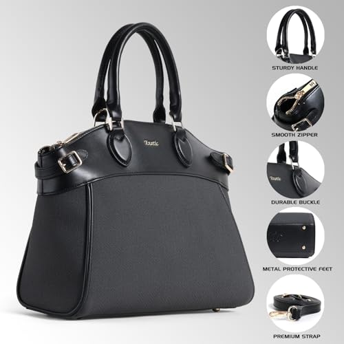 Image of Exotic Women's Handbag with Detachable Sling Strap | Stylish Tote for Work & Everyday Use