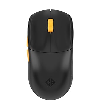 Cosmic Byte Atlas Tri-Mode Gaming Mouse with 12000 DPI PixArt PAW3311 Sensor, 1000Hz Polling Rate, 57g Lightweight, PTFE Feet, Paracord Cable, 20M Clicks, 500mAh Battery (Black) - image, photos