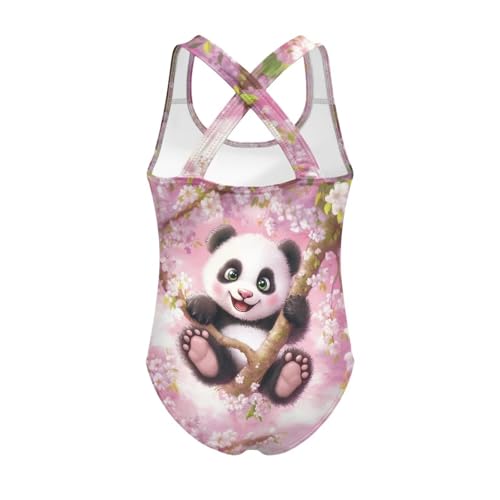 Image of JEOCODY Swimsuit for Girls One Piece Bathing Suit for Teens Crossback Hawaiian Beach Swimwear