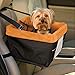 Kurgo Dog Booster Seat for Cars - Minimizes Distracted Driving - Durable Dog Travel Seat - Waterproof Exterior - Car Seat with Harness Strap - Portable Pet Booster Seat - Black & Orange