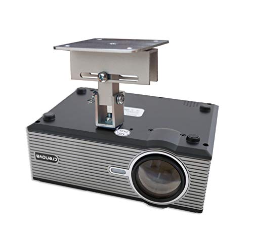 Image of PCMD, LLC. Projector Ceiling Mount Compatible with Crenova BL88 XPE460 XPE470 with Lateral Shift Coupling (5-Inch Extension)