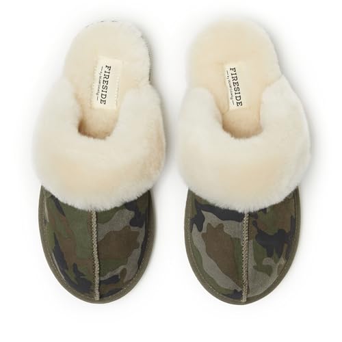 Image of Fireside by Dearfoams womens Sydney Genuine Shearling Scuff