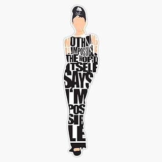 Magnet Audrey Hepburn - The Breakfast At Tiffany'S Magnetic Vinyl Sticker 5"