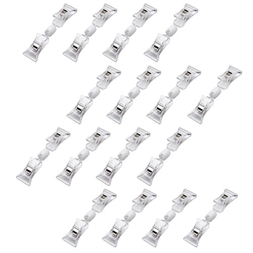 Exclusive Discount 60% Price LJY 16 Pieces Clear Plastic Rotatable Merchandise Sign Display Mini Clip Tag Holders for Business Cards Exclusive Discount 60% Price LJY 16 Pieces Clear Plastic Rotatable Merchandise Sign Display Mini Clip Tag Holders for Business Cards