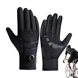 Guantes de snowboard, guantes de snowboard para pantalla táctil, guantes cálidos para clima frío, guantes de conducción resistentes a la intemperie, para invierno, snowboard, ciclismo, pesca