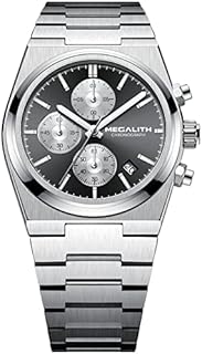 MEGALITH Herrenuhr Sport Outdoor Wasserdicht Armbanduhr Herren Uhr Quarz Uhr mit Leuchtende Kalender Datum Mode Analog Quarzuhr Uhren für Männer