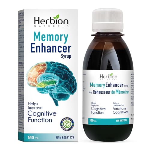 Herbion Naturals Potenciador de la memoria ayuda a mejorar la función cognitiva, 150 ml