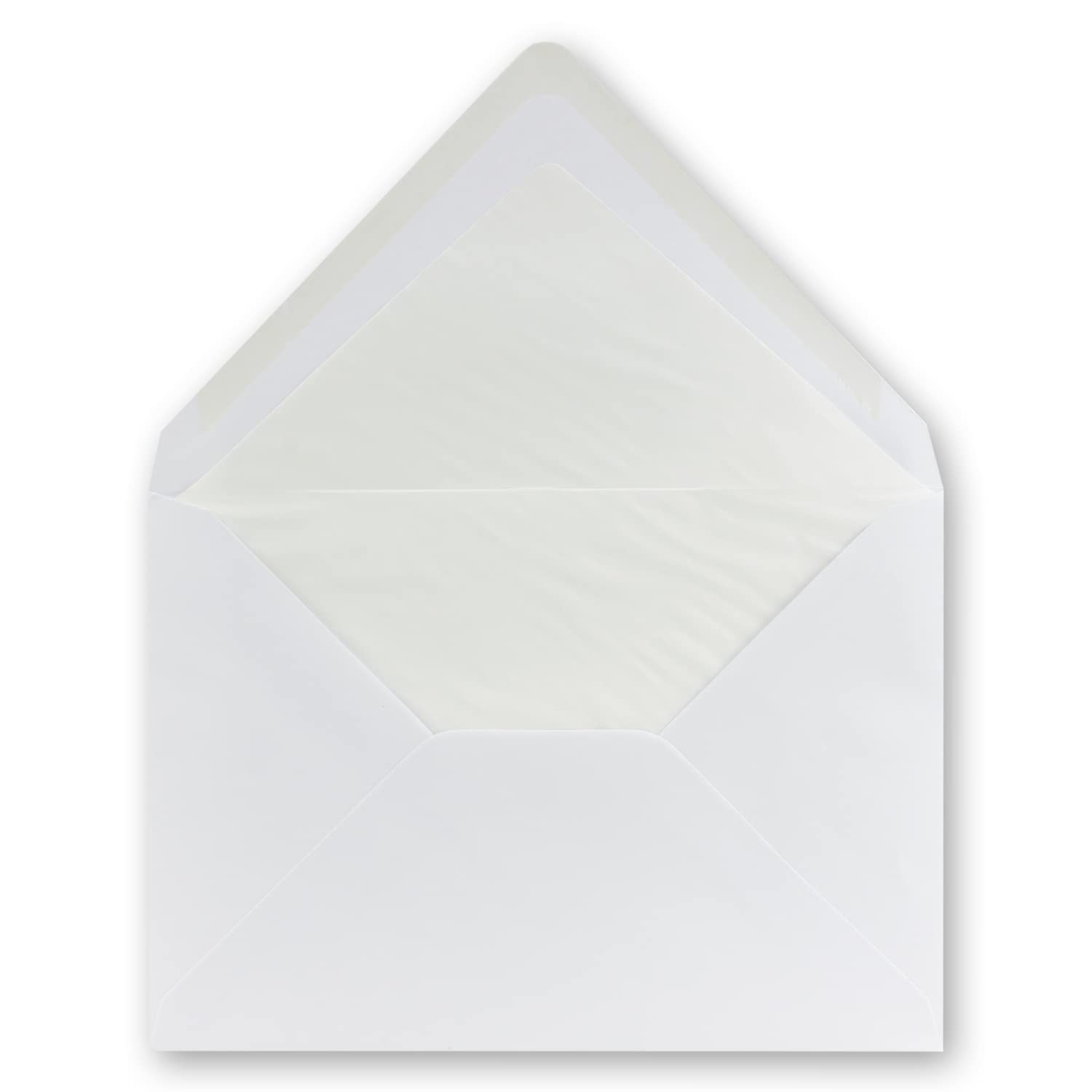 Envelopes in DIN C5 format, various designs, lined/unlined, ribbed/smooth 50 Pieces Polar White - Image 2