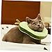 Kisangel Avocado Shaped Cat Collar Elizabethan Neck Protector for Cats and Kittens Durable and Safe Material Green Prevents Wound
