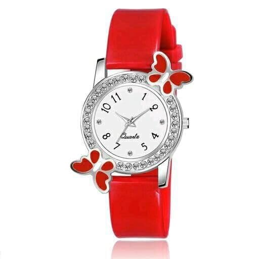 Veer Butterfly Dial | White Colored Dial & Pink Belt for Girls & Women (B0845NHYC5) Amazon Price History, Amazon Price Tracker