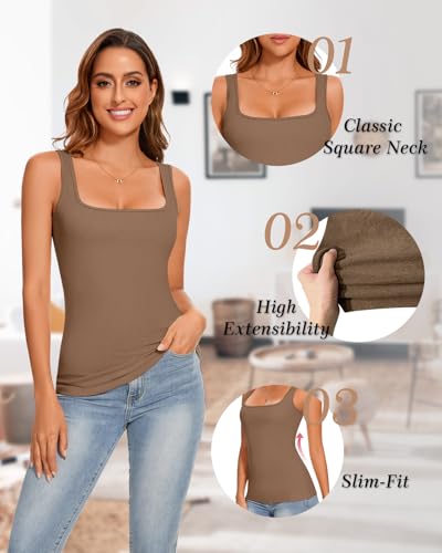 Image of Thermal Underwear Tank Top Fleece Shirt Cami Sleeveless Thermal Top Warm Undershirt Base Layer Women Cold Weather