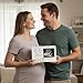 Sonogram Picture Frame, Wooden Ultrasound Picture Frames with Baby Countdown Weeks, Unique Pregnancy Gifts, Ultrasound Photo Keepsake Gifts for New Parents, Couples, First Time Mom Essentials