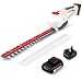 NETTA Cordless Hedge Trimmer & Tree Trimmer - Ultra-Light 2kg, Lithium-Ion Battery & Charger Included – 450mm Laser Blade Electric Trimmer - 16mm Tooth Opening Electric Cutter for Bushes & Branches
