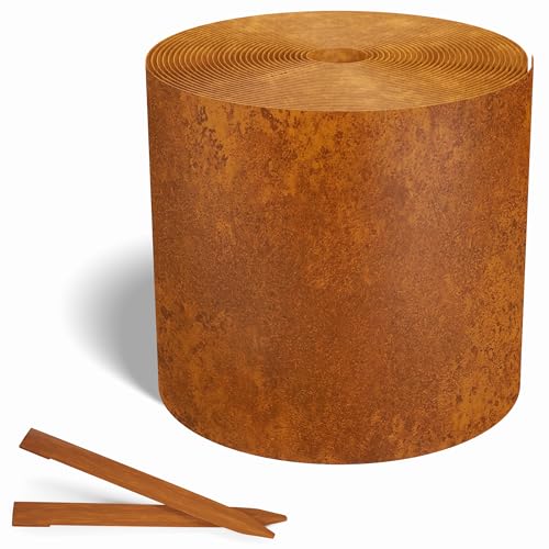 Galvanized Steel Garden Edging with Stakes (10x50)