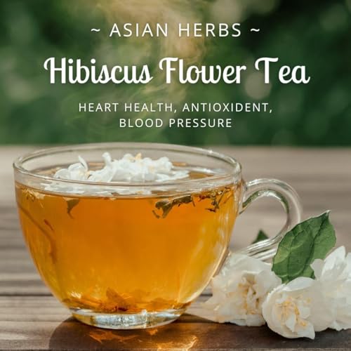 Asian Herbs Hibiscus Leaves Tea - Promoting Heart Wellness & Vitality, Natural Herbal Blend (50grams)