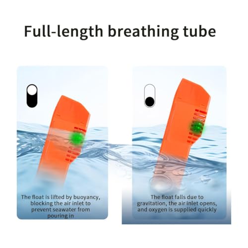 Máscara de snorkel de cara completa equipo impermeable para adultos natación 6