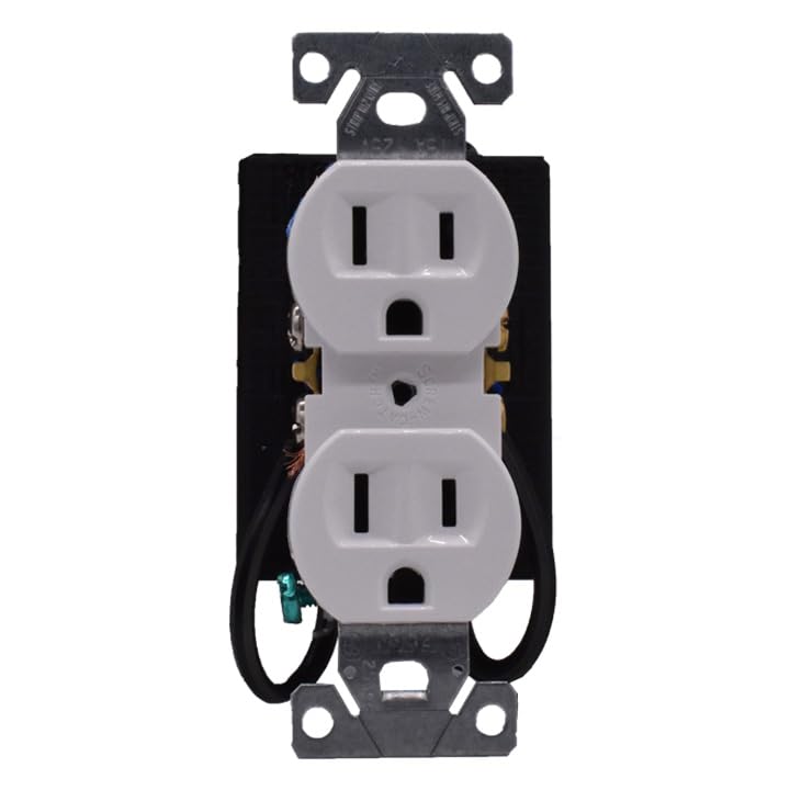 4K Live Streaming Hidden Wi-Fi Spy Camera Electrical Outlet Round 128GB SD Card