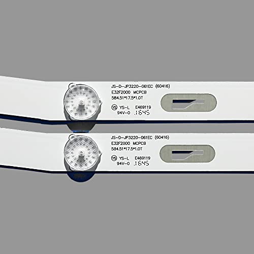 Tira de LED for iluminación trasera JS-D-JP3220-061EC E32F2000 AKTV3222 ST3151A05-8