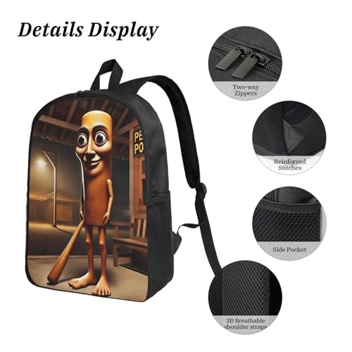 Adjustable Rucksack Lunch Bag Pencil Case Tung Tung Tung Sahur Backpacks 3pcs Set Primary Secondary Daypacks Work Laptop Bookbags Daily Gifts4