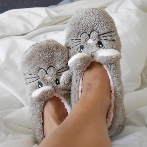 Women's Animal Footsie Slippers - Snuggle Bunny2