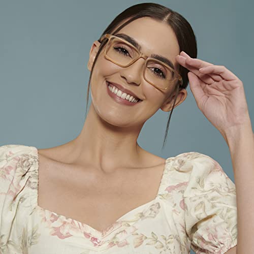 LENSKART BLU | Zero Power Bluecut & Antiglare Computer Eyeglasses For Eye Protection And Strain | Full Rim Rectangle | Men & Women | Medium | LB... - Image 5