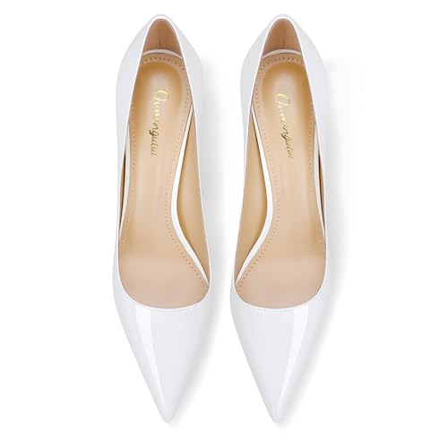 Image of Women's Pointed Toe Stiletto High Heel Pumps 3.15IN Slip-On Party Wedding Evening Shoes
