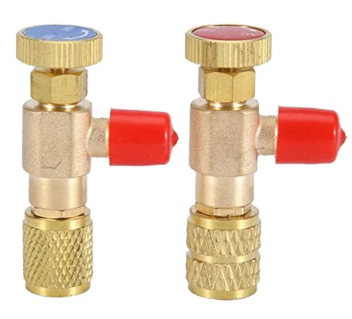 Válvula de carga refrigerante R12 R410 con adaptadores y control de flujo miniatura 1