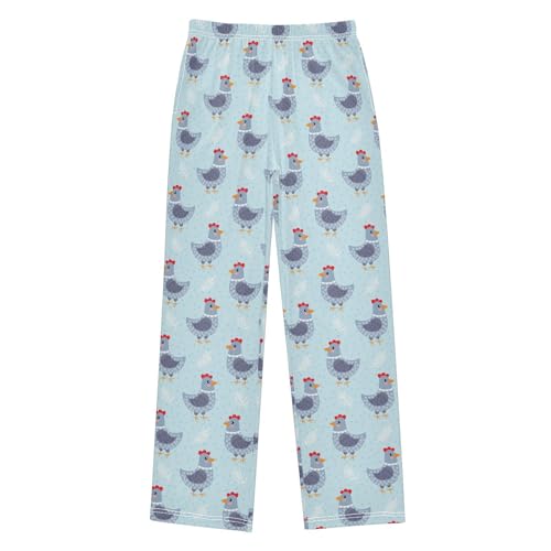 Cock Leaf Boys Long Pants Soft Trousers Elastic Waist Kids Lounge Bottoms with Pockets S-XL