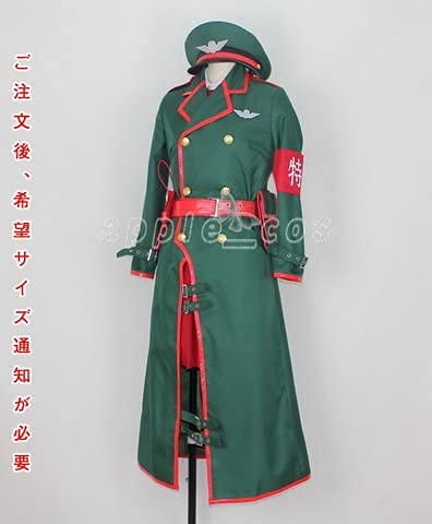 オリジナル軍服 コスプレ Lサイズ Amazon | 漫刺COS DOLLS特刑軍服 緑(短いスカート）☆ コスプレ