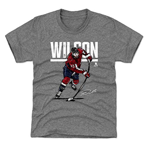 500 LEVEL Tom Wilson Youth Shirt (Kids Shirt, 14-16Y X-Large, Tri Gray) - Tom Wilson Hyper W WHT